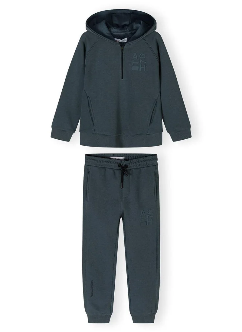 مينوتي Kids Boys  Half Zip Hoodie And Joggers Set