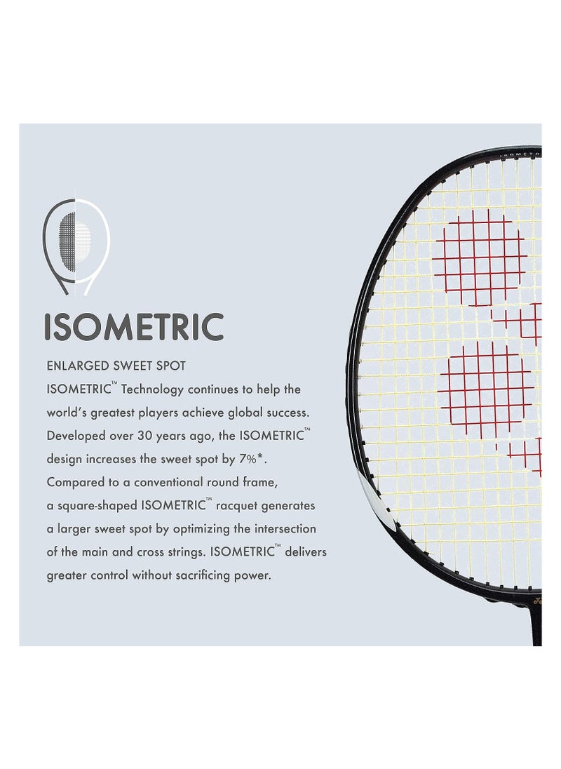 Muscle Power 29 Carbon Graphite Strung Badminton Racket with Full Racket Cover | For Intermediate Players | 85 grams | Maximum String Tension - 30lbs