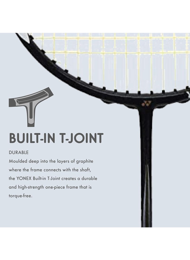 Muscle Power 29 Carbon Graphite Strung Badminton Racket with Full Racket Cover | For Intermediate Players | 85 grams | Maximum String Tension - 30lbs