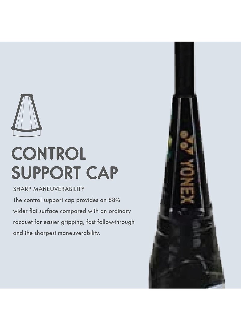 Muscle Power 29 Carbon Graphite Strung Badminton Racket with Full Racket Cover | For Intermediate Players | 85 grams | Maximum String Tension - 30lbs