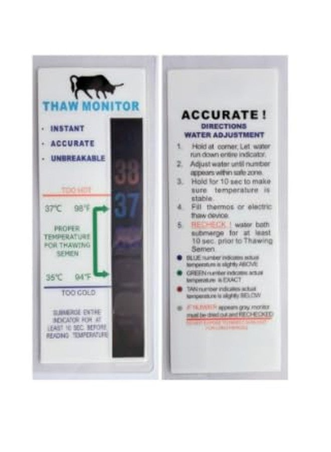ISCOVET ISC Thaw Monitor for Animal AI Equipment’s for Check Water Temperature | Veterinary Semen Thawing Indicator Monitor Card (1 PC) - Image 2