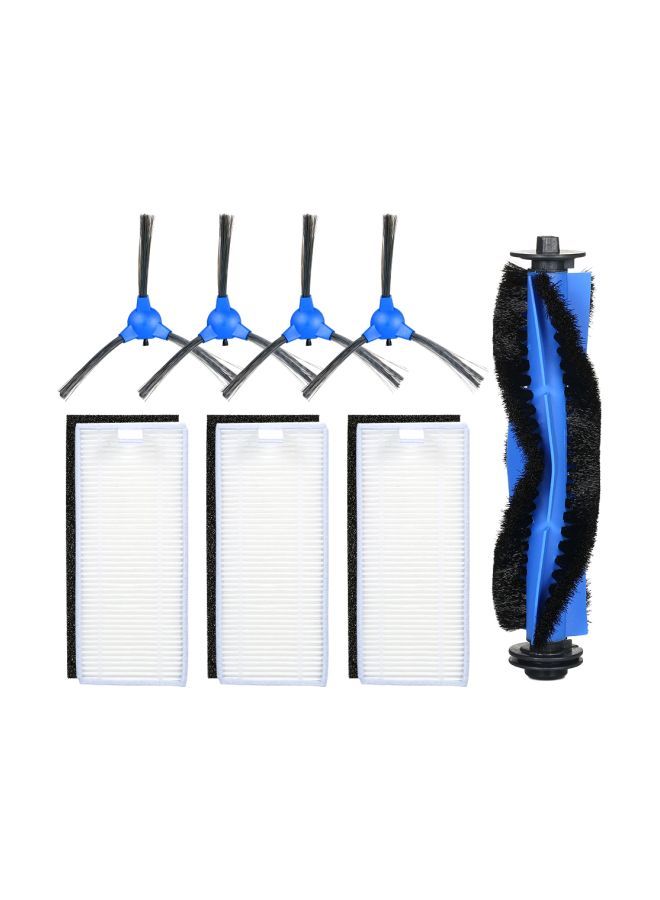 NIBEMINENT 8-Piece Replacement Accessory Set For Eufy RoboVac 11S/RoboVac 30/RoboVac 30C/RoboVac 15C Vacuum Cleaner H26249 Blue/White/Black  - Image 1