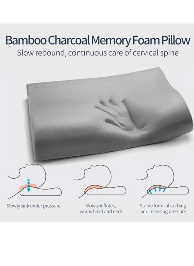 MEGA - Memory Foam Medical Pillow Support Ergonomic Orthopedic Neck And Shoulder During Sleepers - Image 1