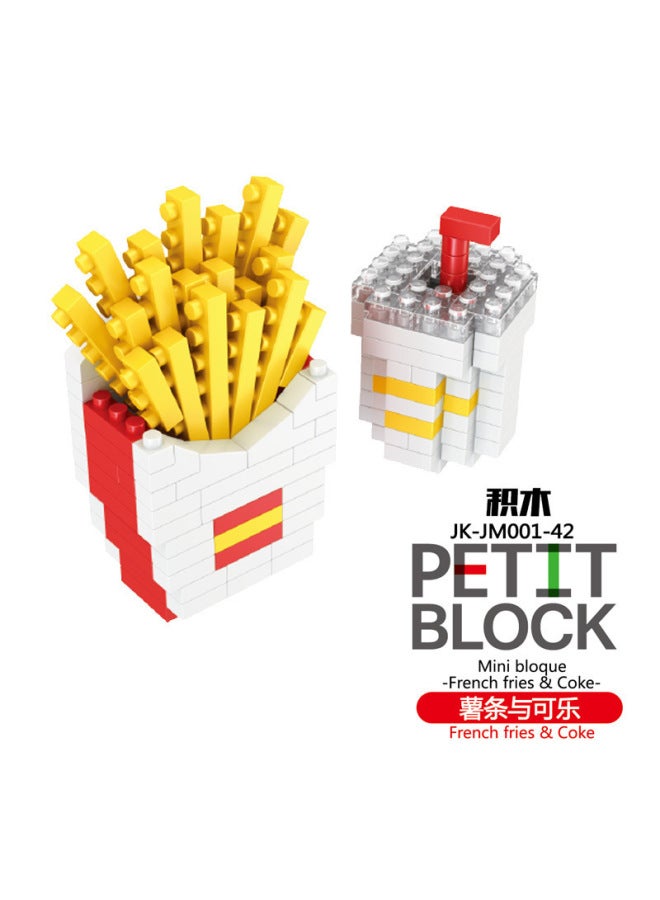 Compatible With Lego Mini Building Street Scene Assembly Blocks Children's Educational Student Model Toys Stall Mini Street Scene - Image 1