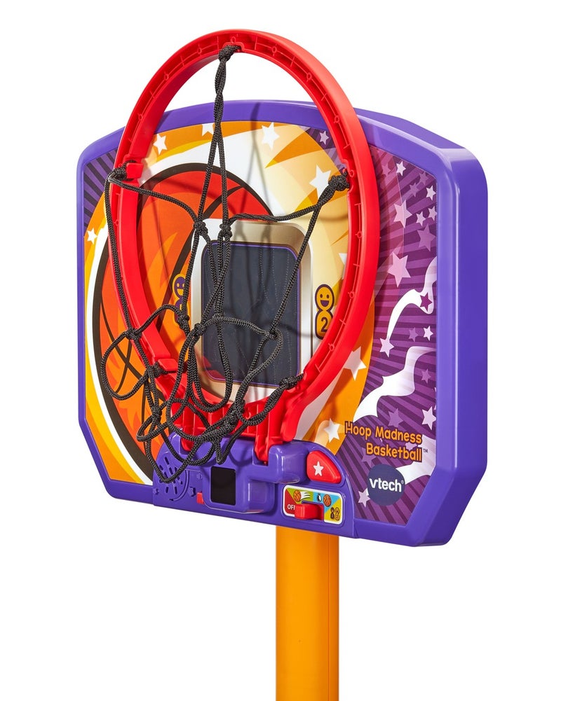 Vtech -Interactive Kids Basketball Hoop with Electronic Scoreboard | Height Adjustable Stand, LED Backboard & 3 Built-In Games | Preschool Basketball Toy for Ages 3–6 Years - Image 3