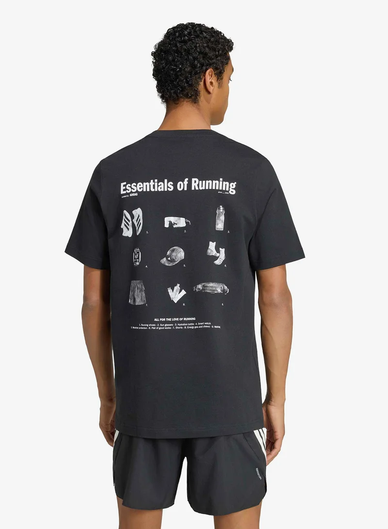 Adidas Run Essential Graphic T-Shirt