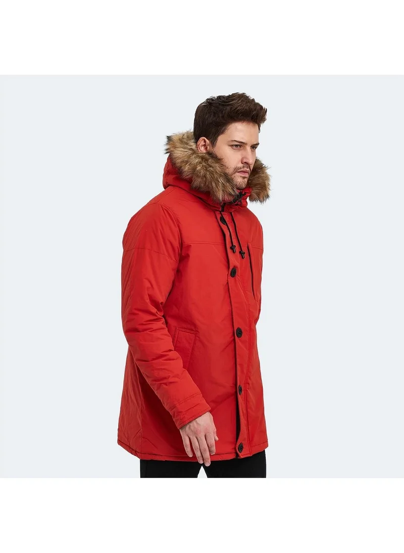 لامبرجاك ML Freddy COAT 3SN54 3PR Men's Orange Hooded Coat