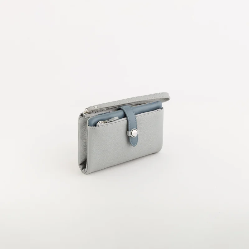 CARPISA Women's Leather Wallet Azalea Wallet V1 Powder Blue