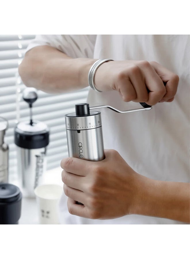 CircleJoy Circle Joy Hand-crank Coffee Grinder, Portable Manual Coffee Mill, Automatic Grinding Machine For Beans And Powder - Image 2