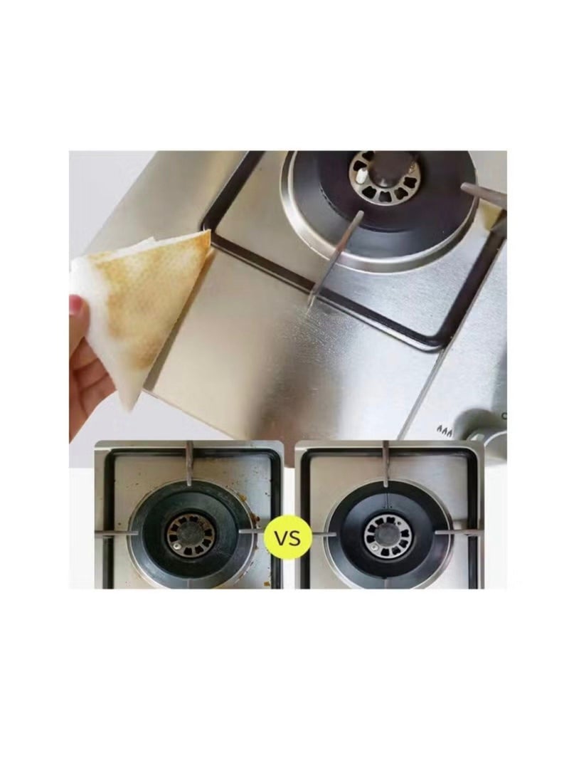 80 Pieces Kitchen Cleaning Wipes Strong Decontamination Kitchen Wipes Grease Removal - Image 2