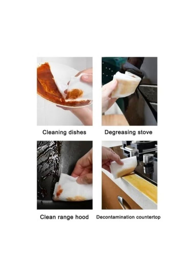 80 Pieces Kitchen Cleaning Wipes Strong Decontamination Kitchen Wipes Grease Removal - Image 3