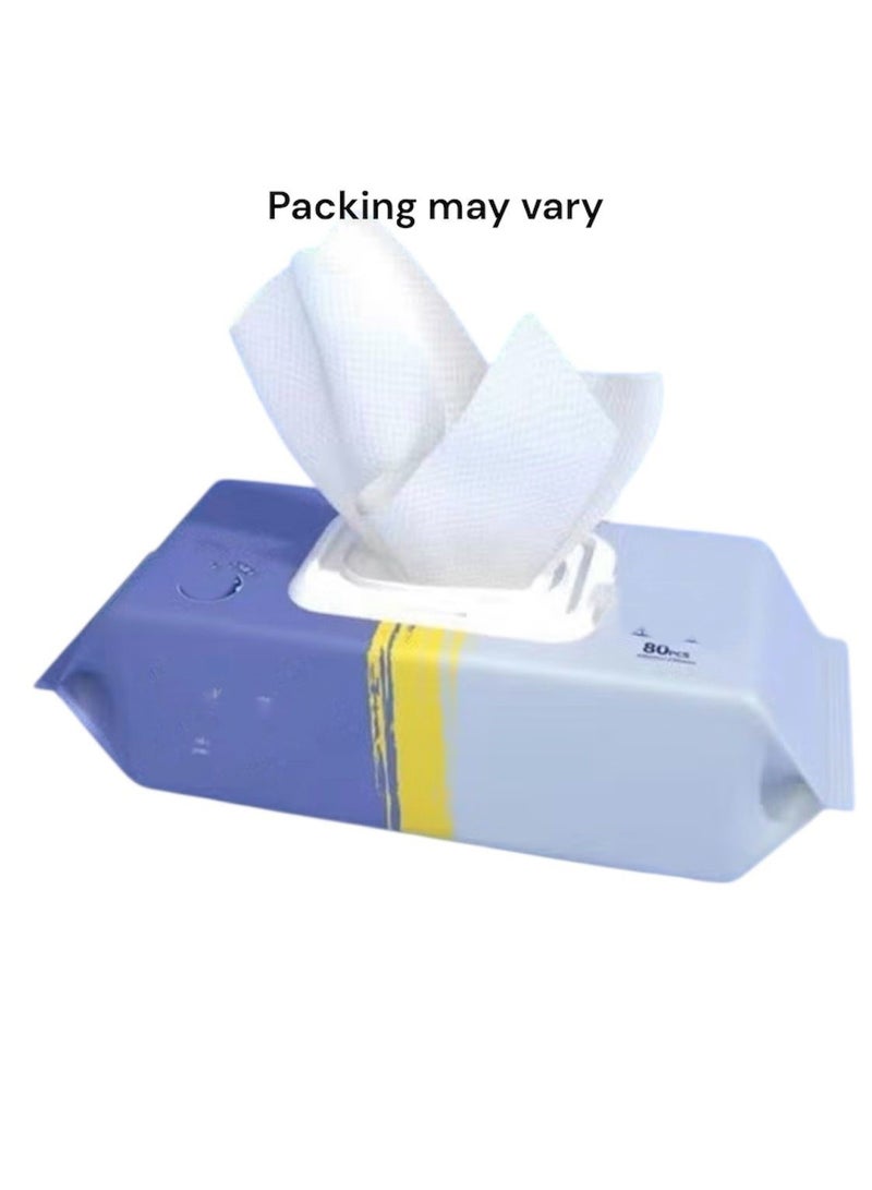 80 Pieces Kitchen Cleaning Wipes Strong Decontamination Kitchen Wipes Grease Removal - Image 1