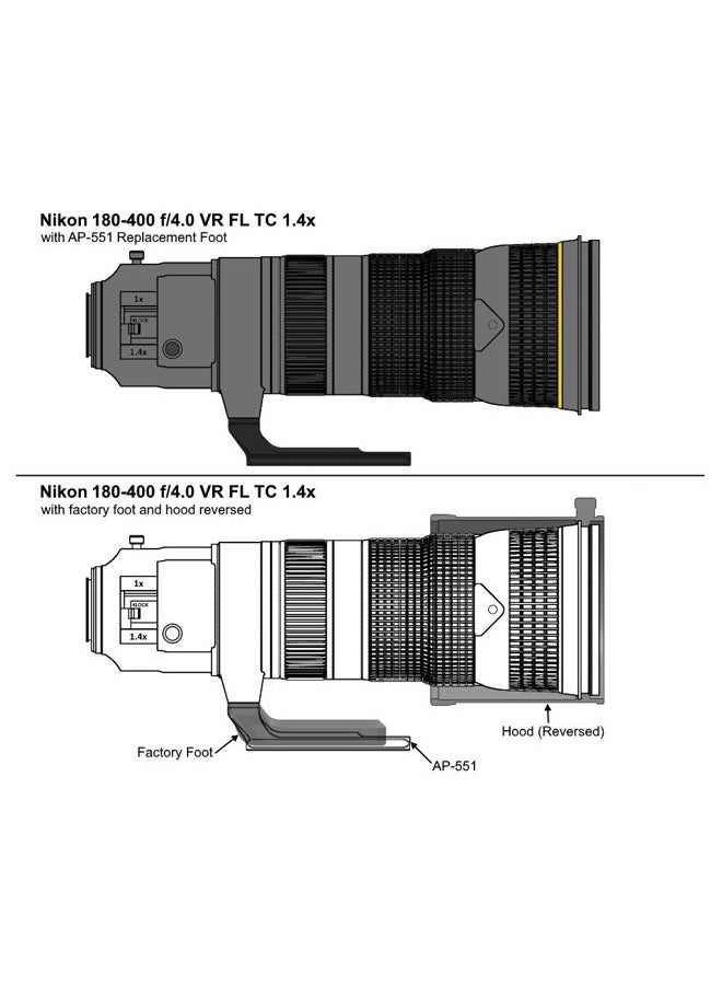 Wimberley AP-551 Replacement Lens Foot - Image 5