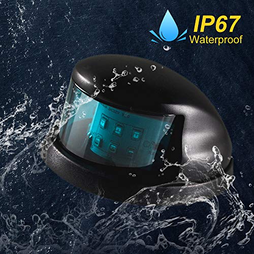 Sebnux LED Boat Navigation Light Red and Green LED Marine Navigation Light Boat Bow Light for Pontoon and Small Boat (Black) - Image 4