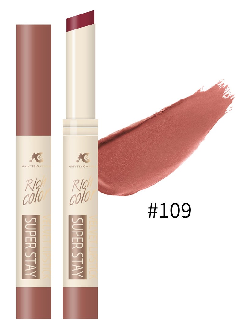 AMYTIS GARDEN SUPER STAY LIPSTICK - RICH, LONG-LASTING COLOR WITH FILLER AND BOTOX EFFECT Coral - Image 1
