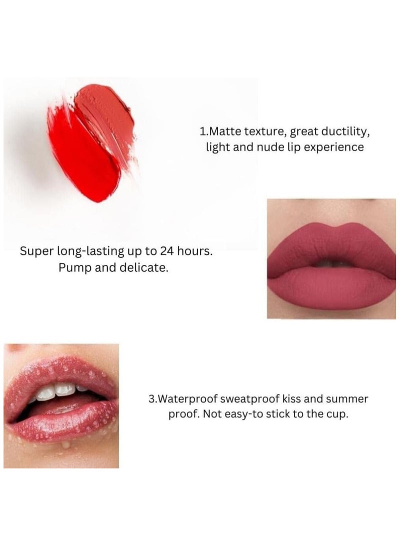 AMYTIS GARDEN SUPER STAY LIPSTICK - RICH, LONG-LASTING COLOR WITH FILLER AND BOTOX EFFECT Coral - Image 2