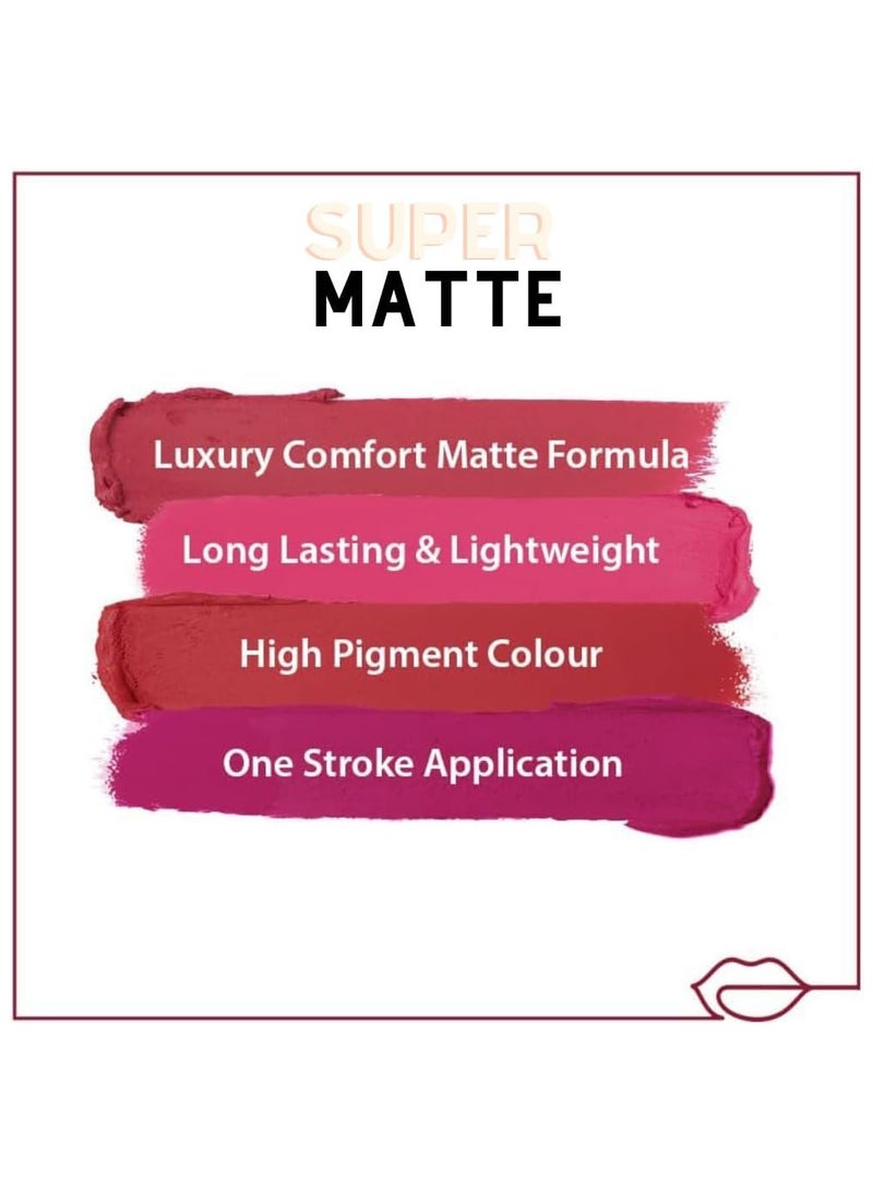 AMYTIS GARDEN SUPER STAY LIPSTICK - RICH, LONG-LASTING COLOR WITH FILLER AND BOTOX EFFECT Coral - Image 3