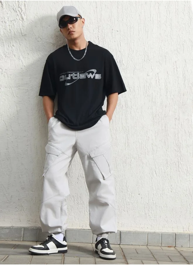 Hubberholme Relaxed Fit Graphic Print T-Shirt by Styli