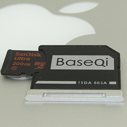 BASEQI Aluminum microSD Adapter for MacBook Pro 15" Retina (Early 2013 ~Mid. 2012) - Image 4