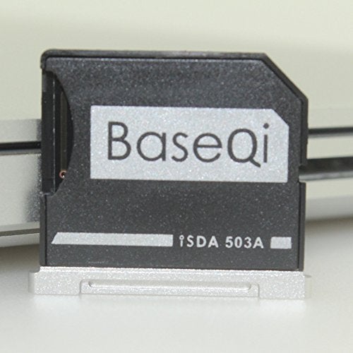 BASEQI Aluminum microSD Adapter for MacBook Pro 15" Retina (Early 2013 ~Mid. 2012) - Image 2
