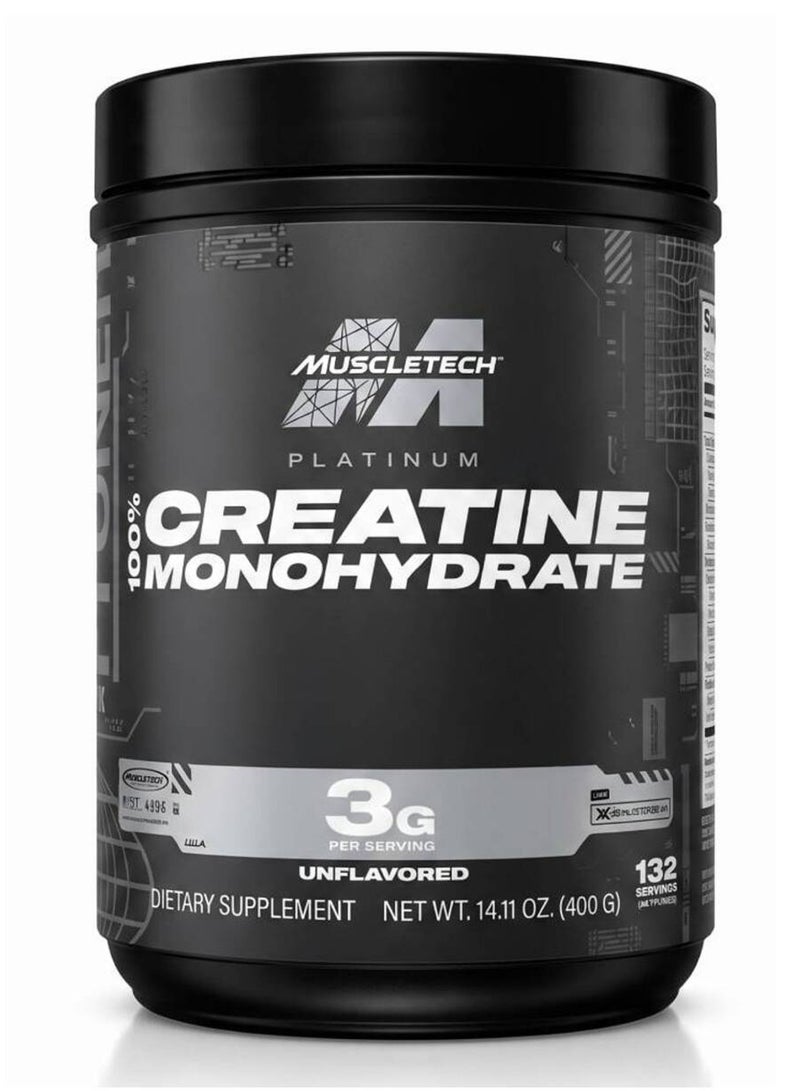ماسل تيك MuscleTech Platinum 100% Creatine Unflavoured 400g - Image 1