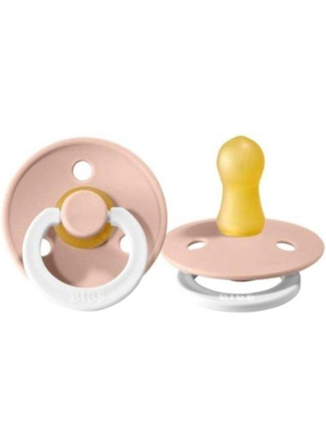 BIBS Colour Baby Pacifier Size 1Baby 0 - 6M Blush Night  - Image 3