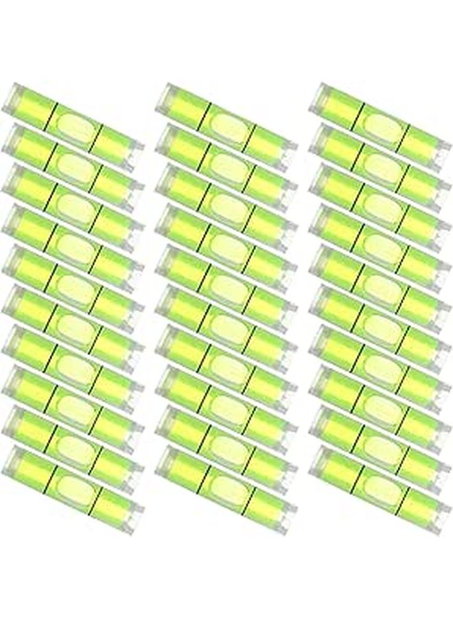 50 Pcs Mini Spirit Bubble Level Tool Fluorescent Horizontal Bubble Ruler For DIY Picture Frames - Image 1