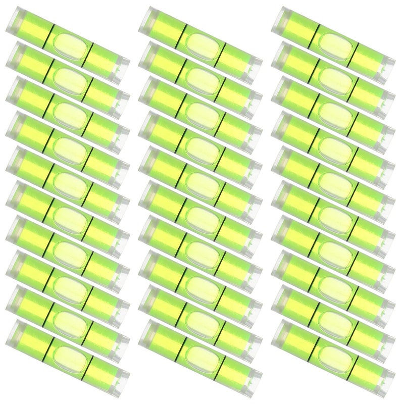 50 Pcs Mini Spirit Bubble Level Tool Fluorescent Horizontal Bubble Ruler For DIY Picture Frames - Image 2