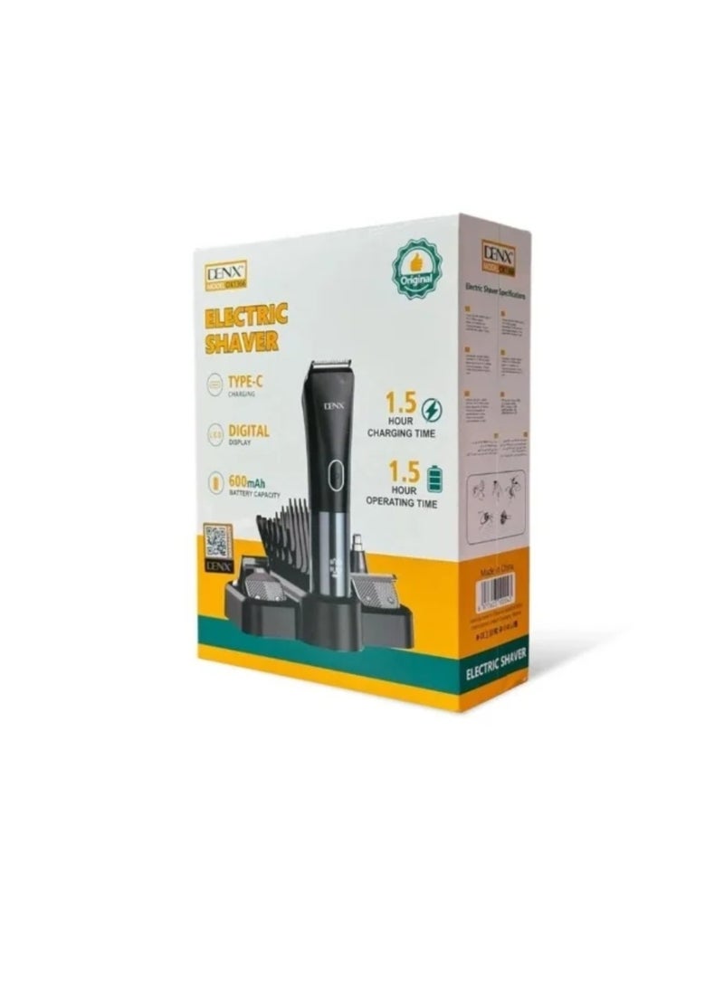 Dinex DENX 7-in-1 Rechargeable Hair Clipper Set for Hair Cutting and Beard/Nose/Ear Trimming - Image 2
