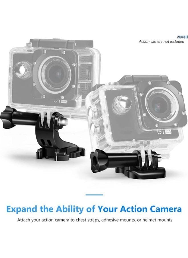 Generic 8-in-1 Accessory Kit compatible with Hero 3 3+ 4 5 6 7 8 9 10 DJI Action Includes Buckle Clip Basic Mount Vertical Surface Quick Mounting J-Hook Buckle Mount Long Thumb Screw  - Image 4