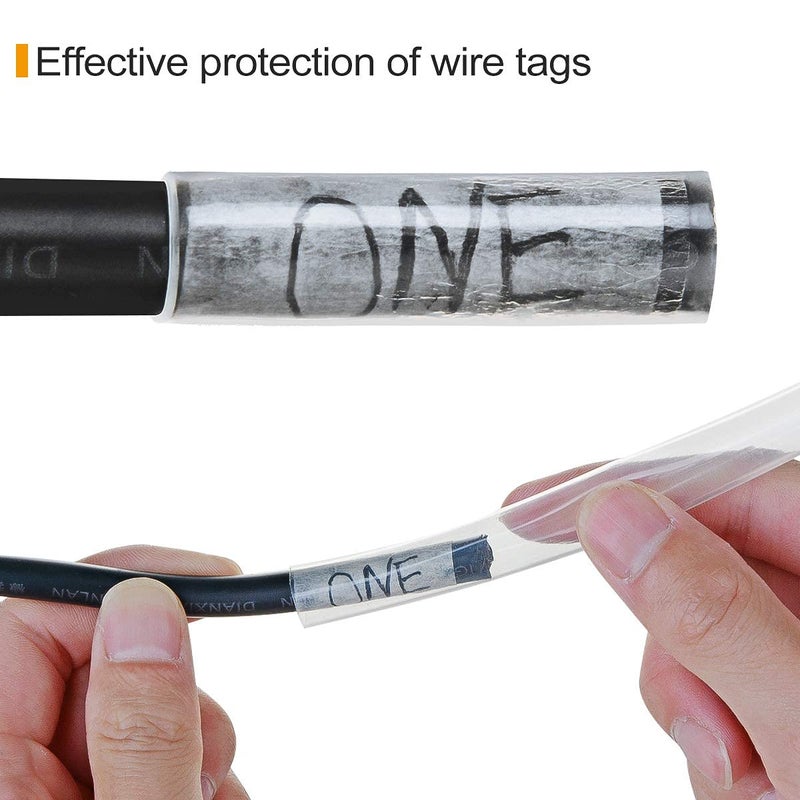 PPCLION 41 Feet 3/8" Clear Heat Shrink Tubing Roll 3:1,No Wrinkle Electrical Shrink Tube for Wires,Marine Grade Shrink Tube with Adhesive Lined Waterproof - Image 3