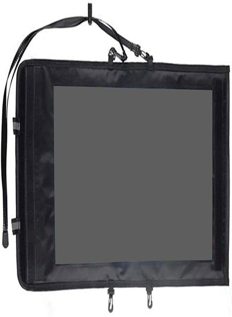 GGOOT Map Case Foldable TPU Dry Map Pouch with Adjustable Neck Lanyard Black  - Image 1