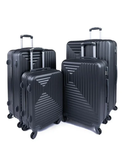 LIMRA A travel bag set consisting of 4 luggage bags grey color, size 32"/28"/24"/20 inches