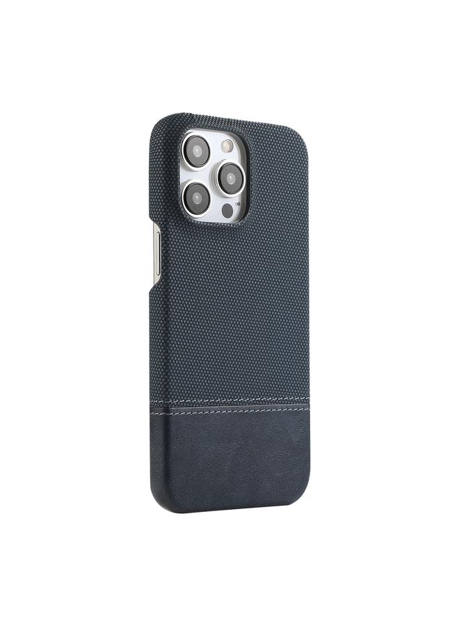 Zaboon Case For iPhone 13 Pro Max Stitching Cloth PU Shockproof Phone Case - Image 1