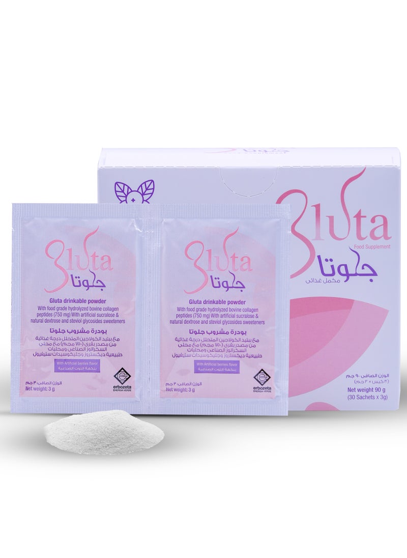 Sulinda Gluta Sachet-  750 mg glutathione, with collagen and Vit C-30 sachet  - Image 3