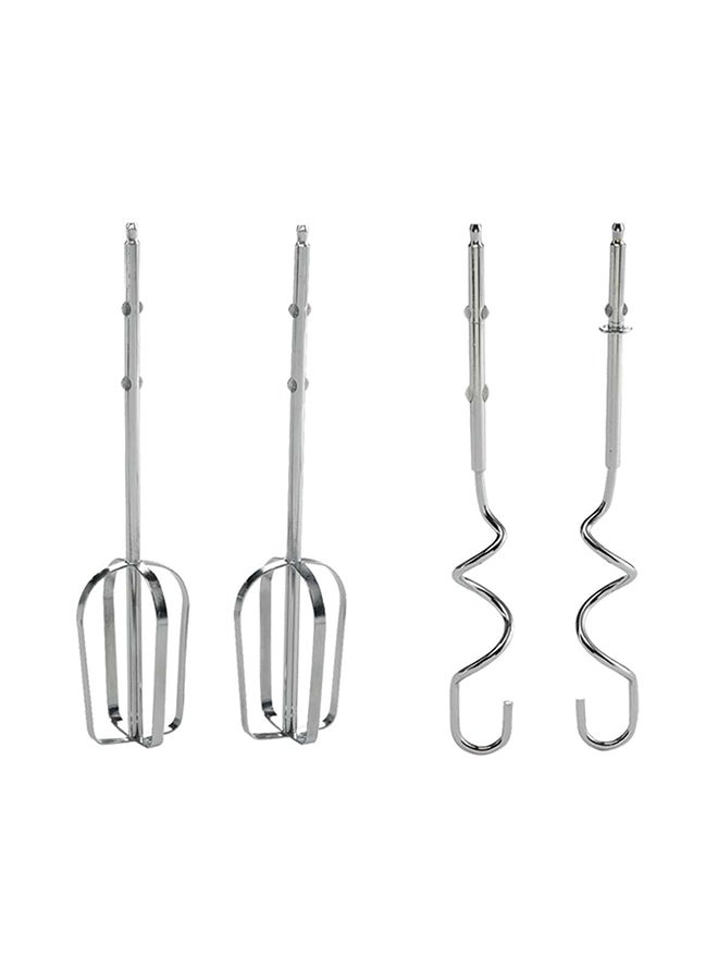 KENWOOD Hand Mixer (Electric Whisk) With 5 Speeds + Turbo Button, Twin Stainless Steel Kneader And Beater For Mixing, Whipping, Whisking, Kneading 300 W HMP20.000WH White - Image 5