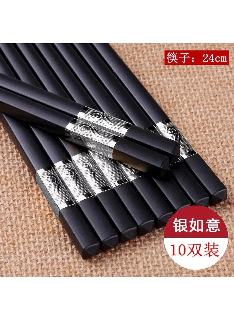 Chopsticks Alloy Chopsticks Jinfu 24cm High-end High-temperature Resistant Non-moldy Non-slip Chopsticks Hotel Commercial Kitchen Household Chopsticks - pzsku/Z2BC6B2B475502BC01F6AZ/45/_/1734173555/c23c98d5-6f01-4e64-a05d-2c5f6a67bbcf