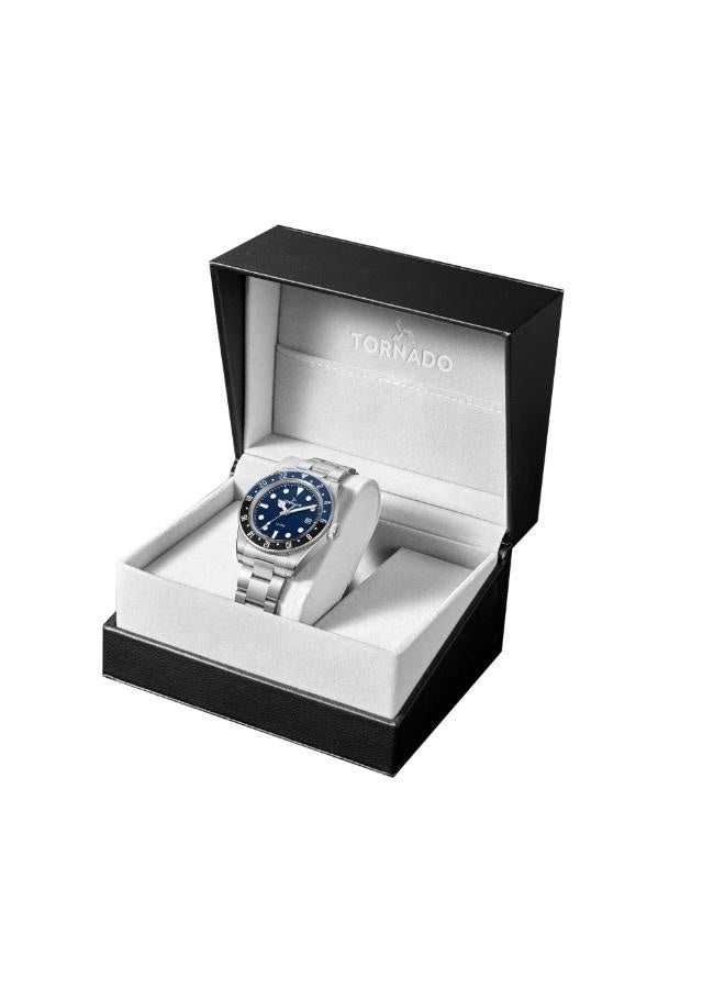 TORNADO Men's Stainless Steel Analog Watch T24006-SBSN - 40 mm - Image 5
