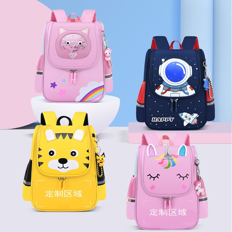 Zhima Baby Cartoon Space Backpack for Kids - Lightweight Schoolbag - Image 1