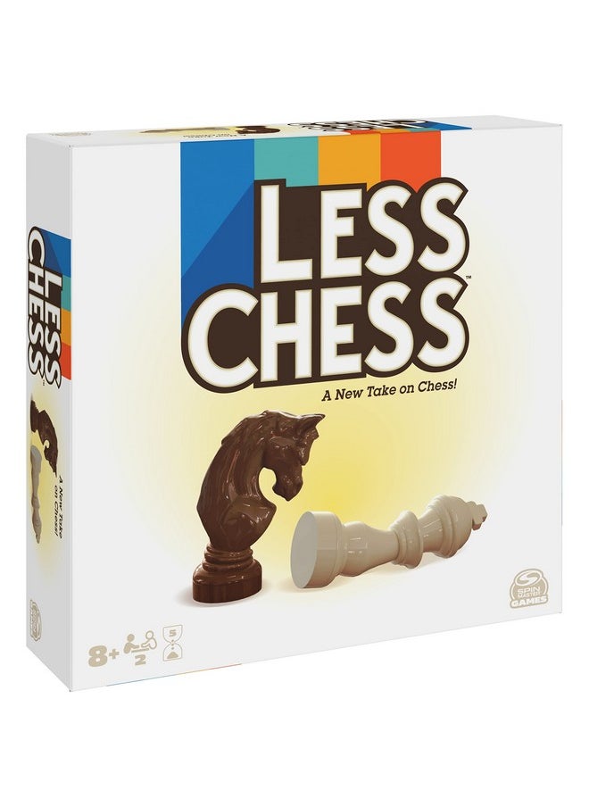 Spin Master Games Less Chess A New Take On Chess From Spin Master Games 2Player Adult Board Game With Chess Pieces Chess Set For Adults And Kids Ages 8 And Up  - Image 2