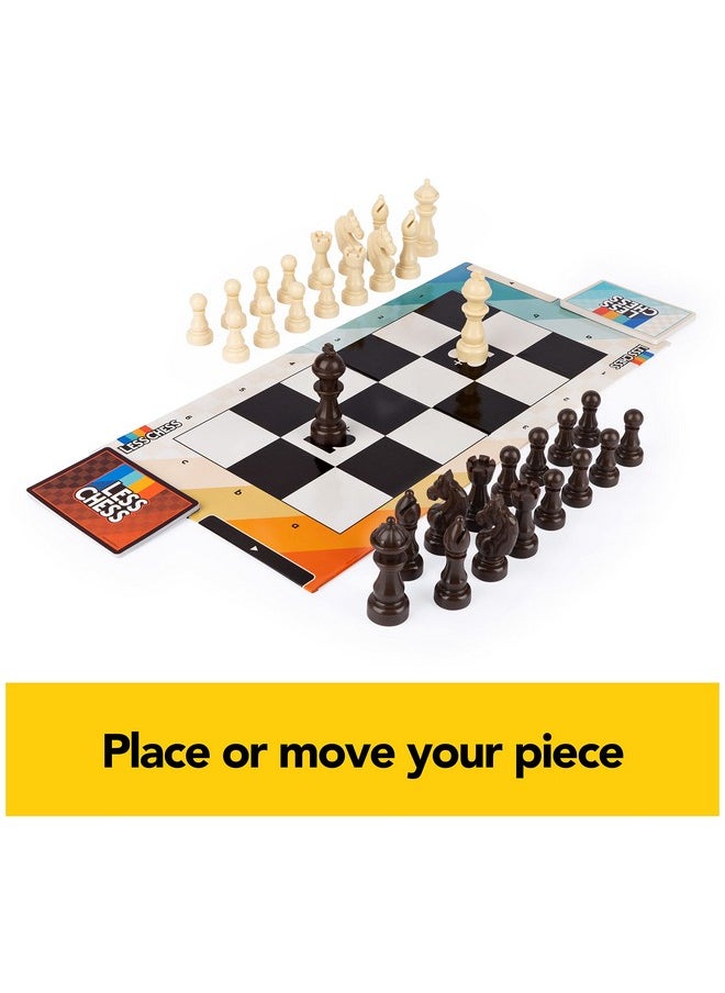 Spin Master Games Less Chess A New Take On Chess From Spin Master Games 2Player Adult Board Game With Chess Pieces Chess Set For Adults And Kids Ages 8 And Up  - Image 5