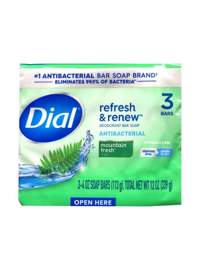 Dial Mountain Fresh Antibacterial Deodorant Bar Soap 3, 4 oz Soap Bars (Packs of 4) - Image 5