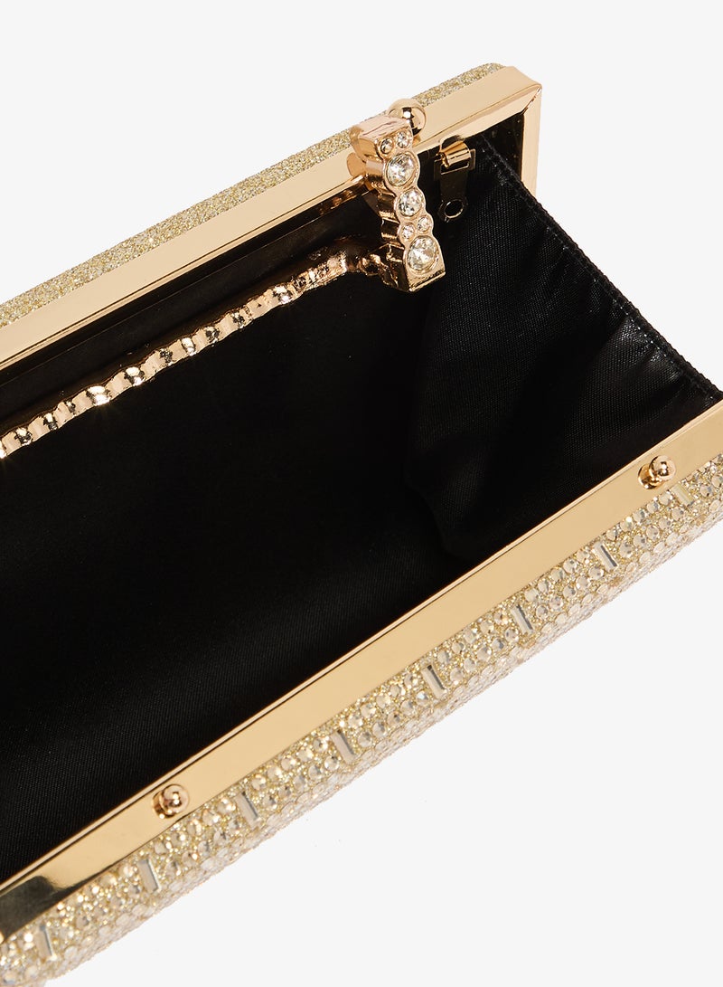 خزانة حقيبة يد ذهبية مزينة بتفاصيل دقيقة - Image 4