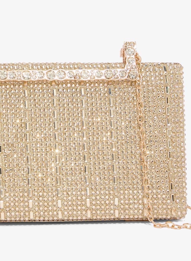 خزانة حقيبة يد ذهبية مزينة بتفاصيل دقيقة - Image 3