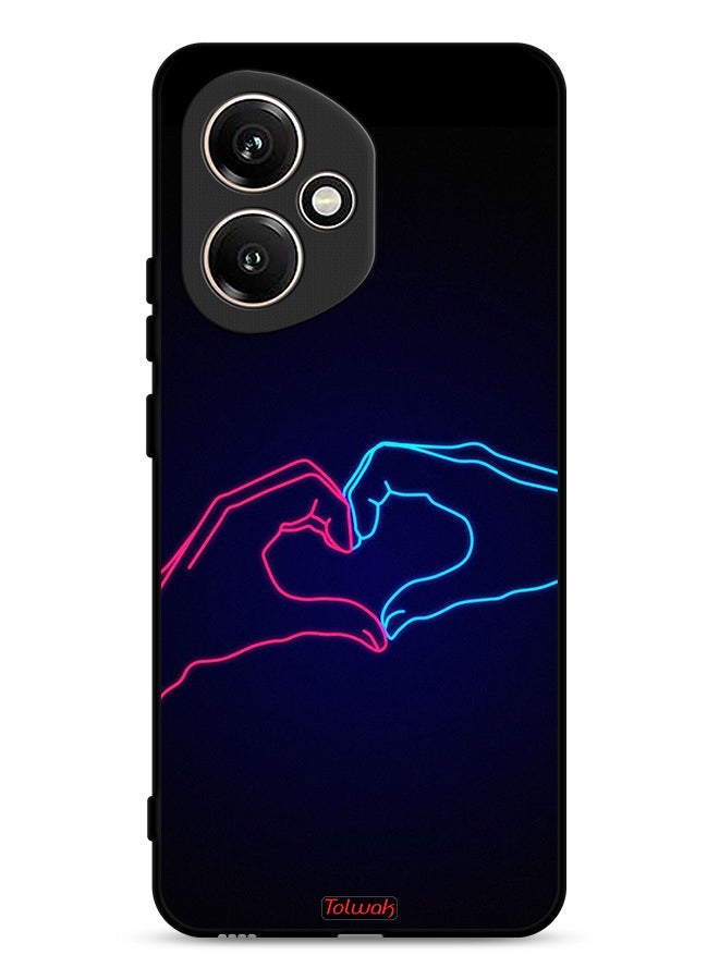 Tolwak Honor 400 Protective Case Cover Touching Hand Making Heart - Image 1