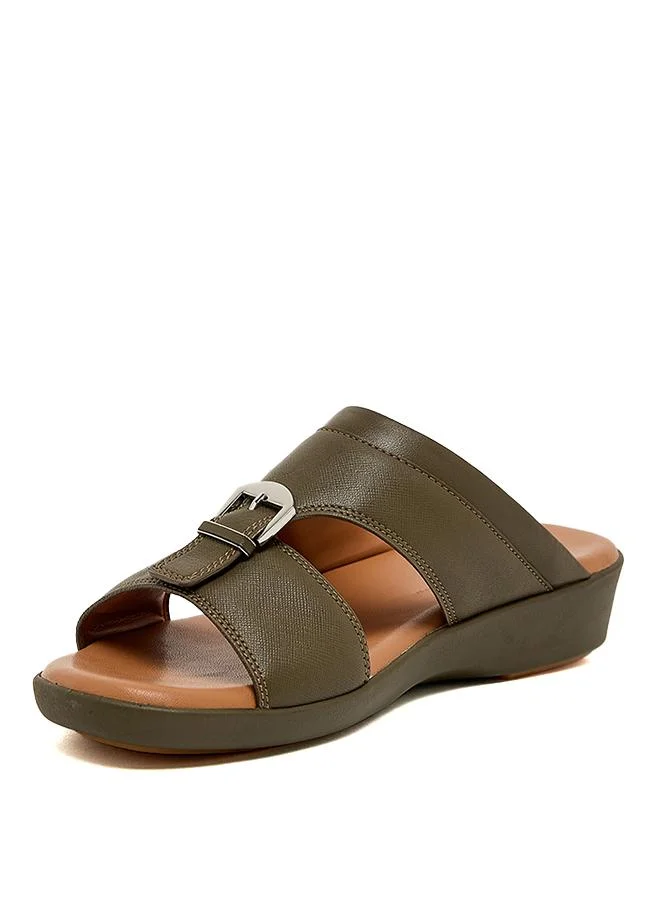 Call it Spring Aragon-817 Men Green Arabic Sandals