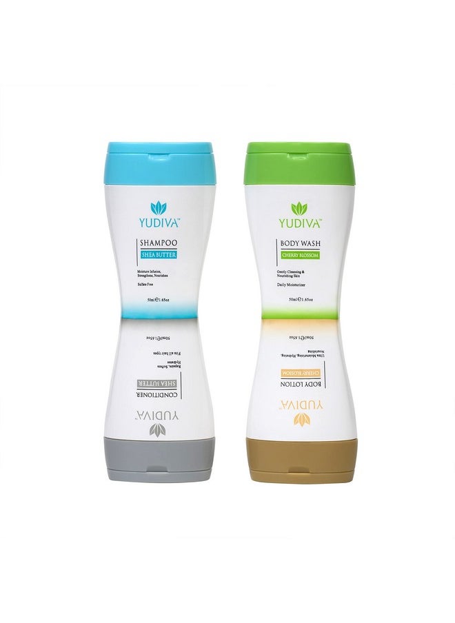 YUDIVA - Ultimate Travel Kit Shampoo Conditioner Body Wash Body Lotion/Travel Size Set By Yudiva - Image 1