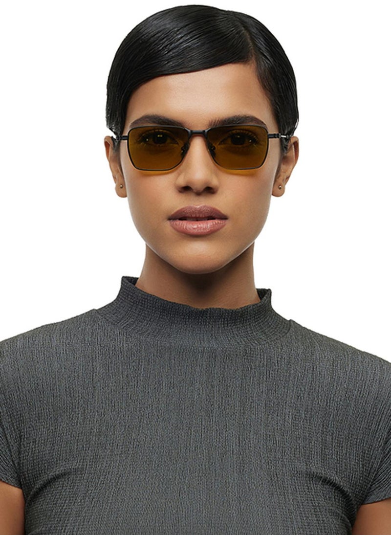 Lenskart Studio - Unisex Polarized Hexagon Sunglasses - LK S16522 - Lens Size: 52 Mm - Image 1