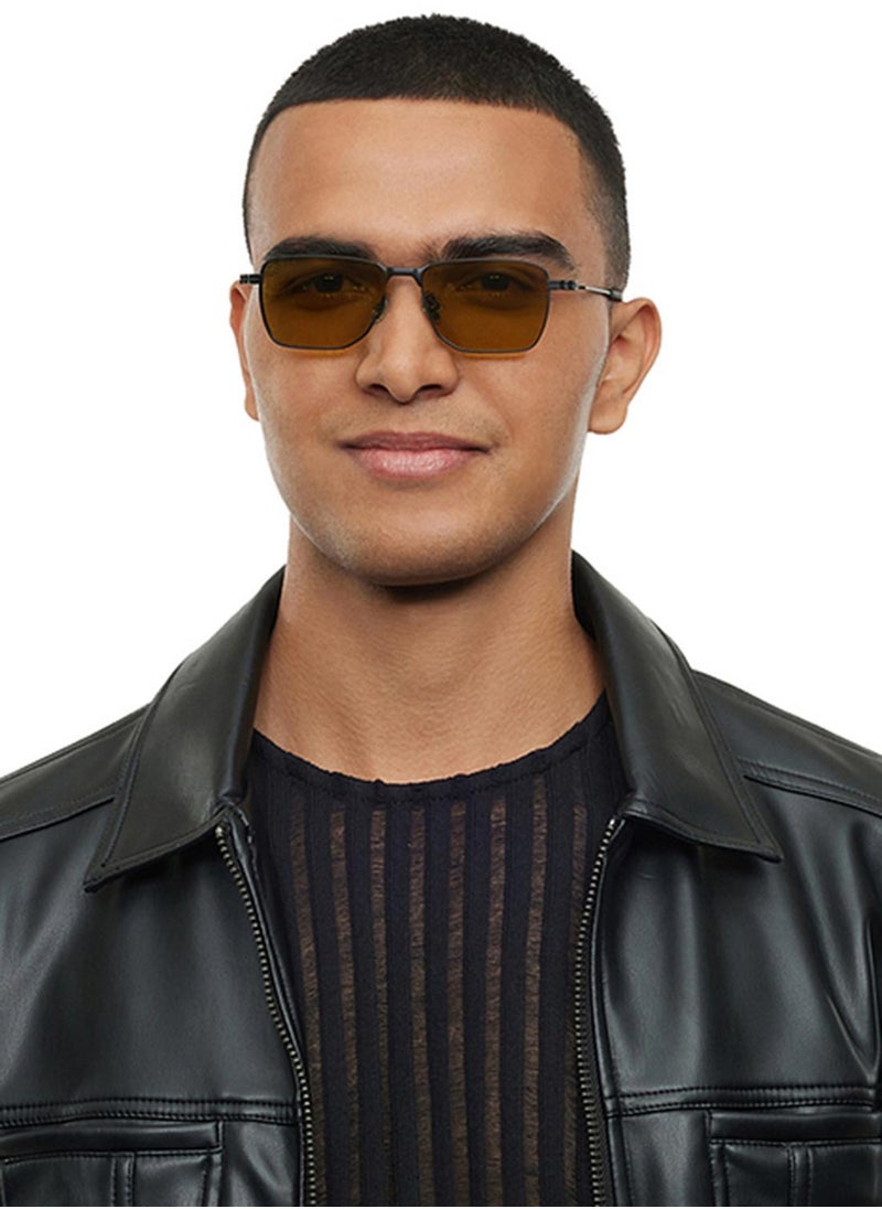 Lenskart Studio - Unisex Polarized Hexagon Sunglasses - LK S16522 - Lens Size: 52 Mm - Image 1
