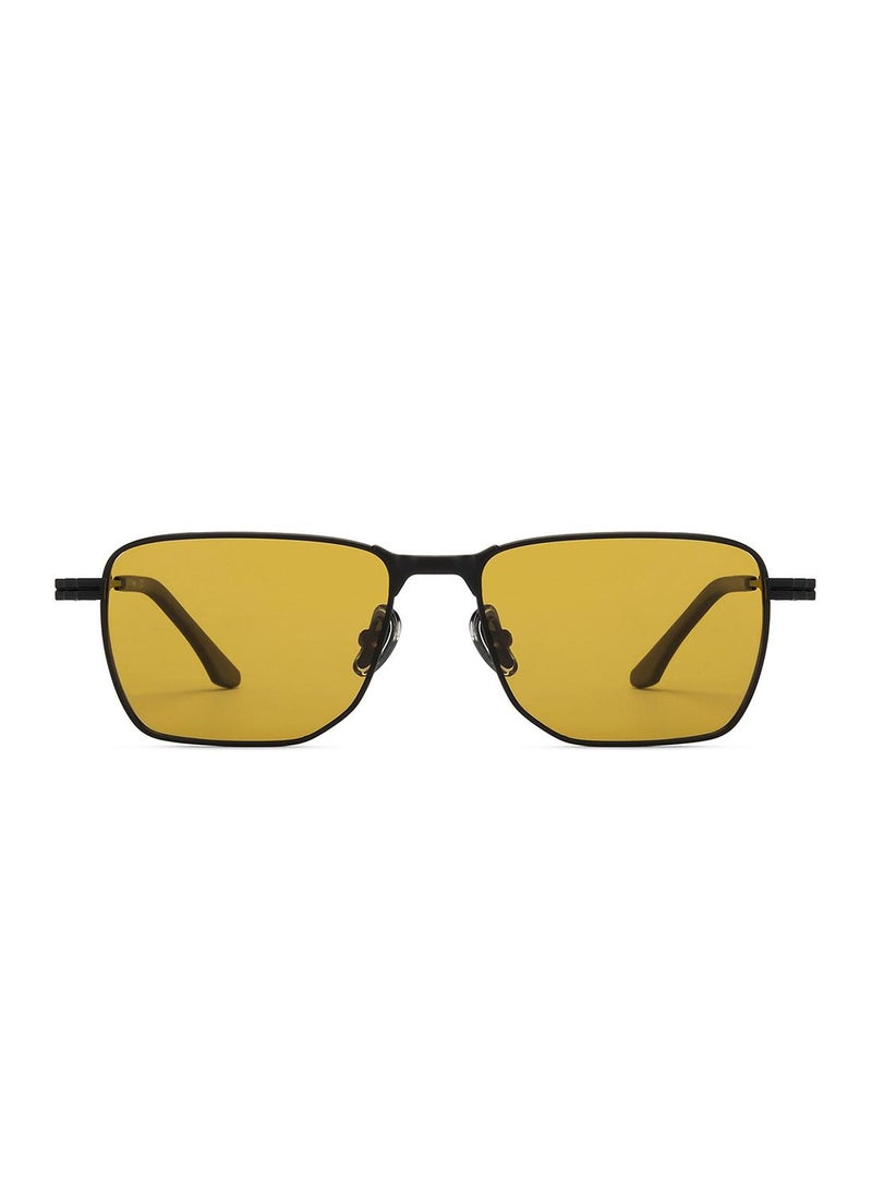 Lenskart Studio - Unisex Polarized Hexagon Sunglasses - LK S16522 - Lens Size: 52 Mm - Image 1